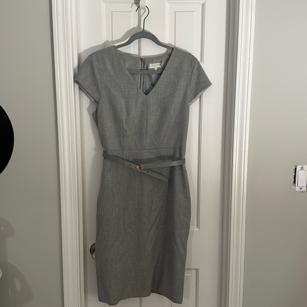 Ted baker Michahd Belted Sheath Dress size 3 (US 8)